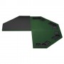 eSecure: Tapis de table Poker (pliables) pour 8 joueurs avec plateau de jetons de poker et des porte-boissons