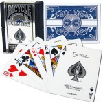 Jeu de cartes Bicycle Prestige 100% Plastique dans son coffret (Tarot Bleu)