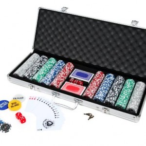 Ultrasport Jeu de Poker Argent