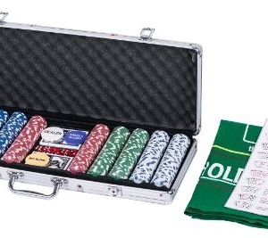 eSecure :Magnifique coffret professionnelle poker de 500 jetons livré avec une mallette en Aluminium