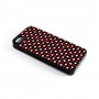 Black Poker Playing Cards Pattern with Spades Hearts Diamonds Clubs Coque Noire à Rabat Snap-On Protection Rigide Arrière pour Apple® iPhone 5 / 5s de UltraCases + Livré avec une protection d'écran GRATUITE