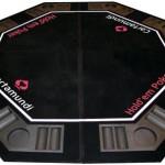 Cartamundi - 108035327 - Jeu de Société - Diamond Poker - Table Top Poker - Capacité 8 Joueurs - Pliage x4 - Housse de Transport - 120 x 120