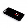 Poker Playing Cards Symbols Diamond Club Heart Spade on Black Background Coque Rigide Plastique Noire Snap-On Protection Arrière pour Apple® iPhone 5 / 5s de UltraCases + Livré avec une protection d'écran GRATUITE