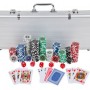 Ultrasport Jeu de Poker Argent