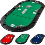 Dessus de table de poker table top pliant 3 parties 210 cm