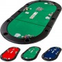 Dessus de table de poker table top pliant 3 parties 210 cm