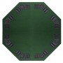 eSecure: Tapis de table Poker (pliables) pour 8 joueurs avec plateau de jetons de poker et des porte-boissons